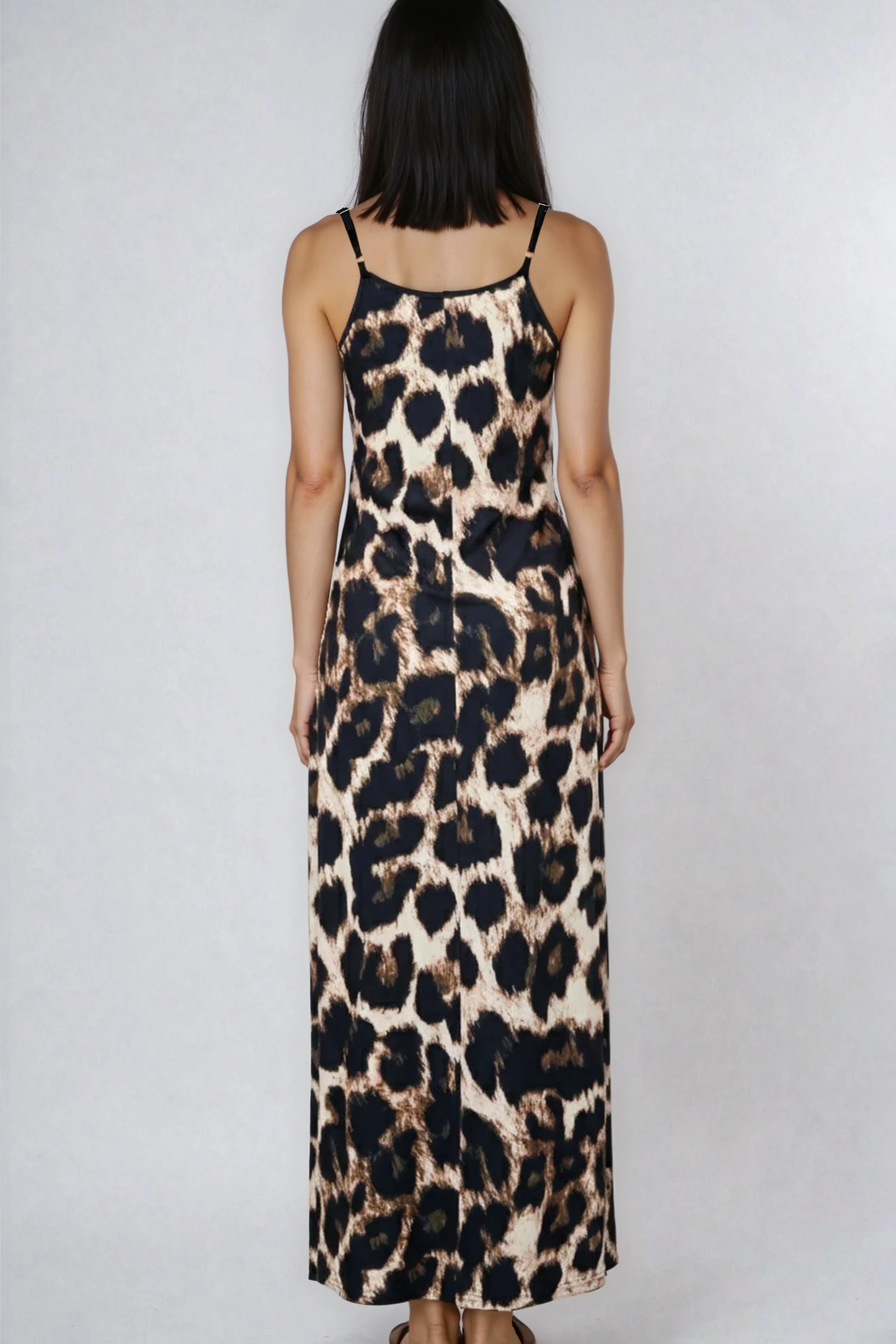 Leopard Maxi Slip Dress