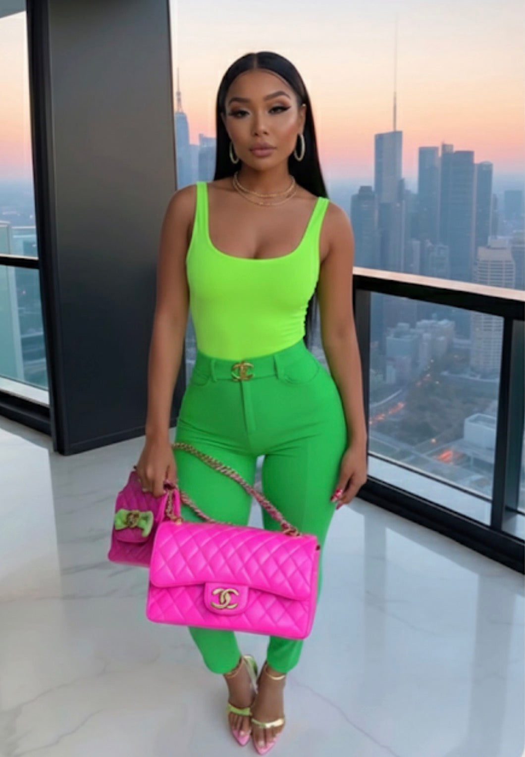 Highlighter Bodysuit Sz Medium